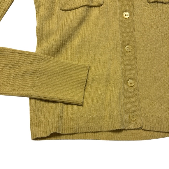 J. Crew Collared Button Up Sweater Size Small Merino Wool Business Casual Office - Picture 4 of 7